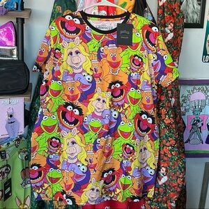 MUPPETS ALL OVER PRINT T-SHIRT